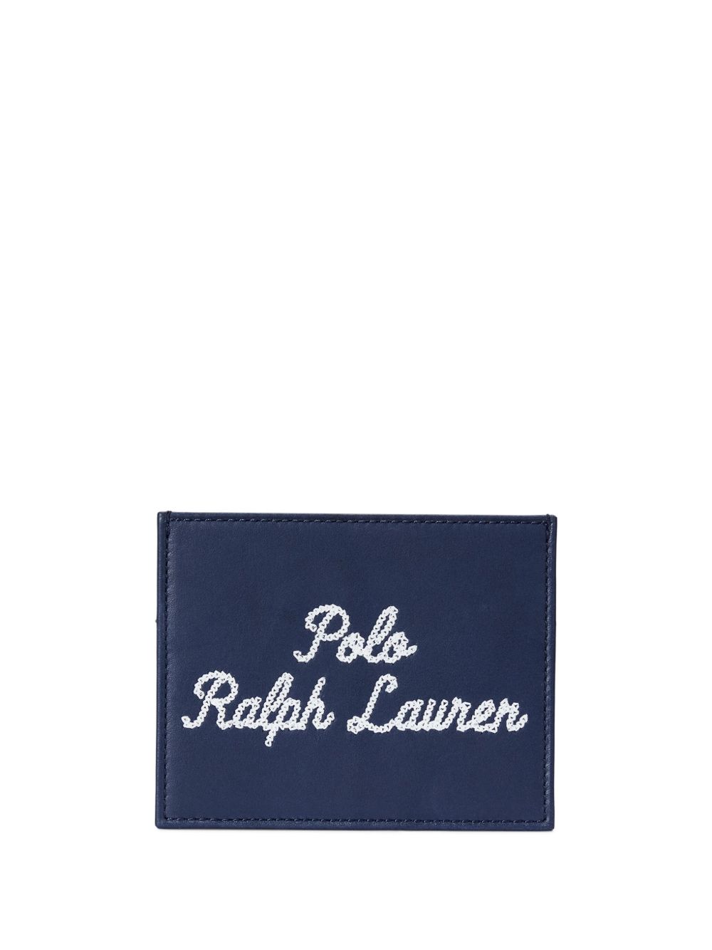 Polo Ralph Lauren logo刺绣卡夹 - 蓝色