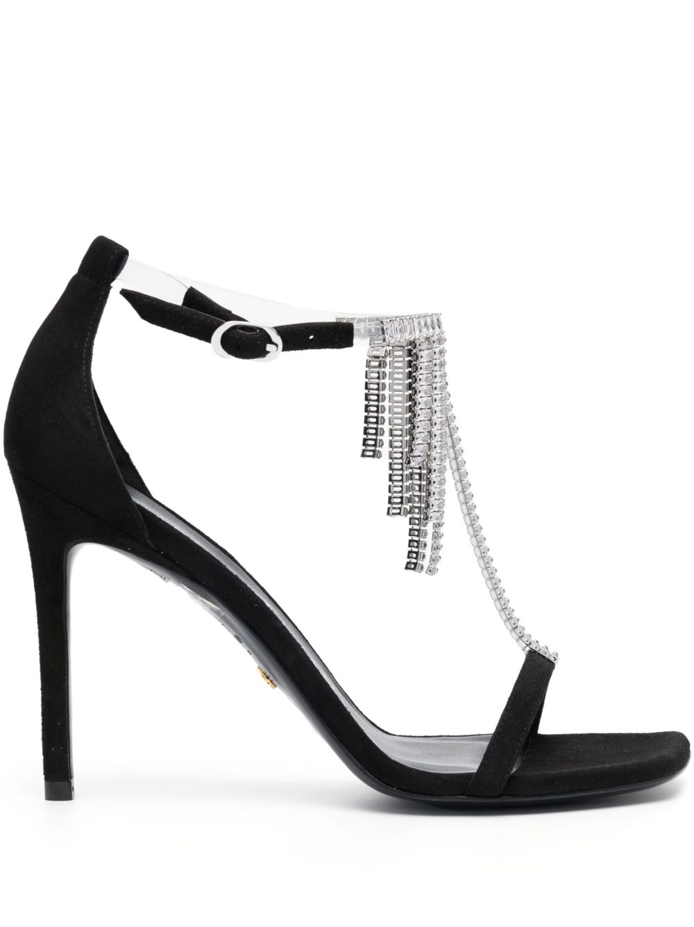 Stuart Weitzman Nudistcurve Superglam 高跟凉鞋 - 黑色