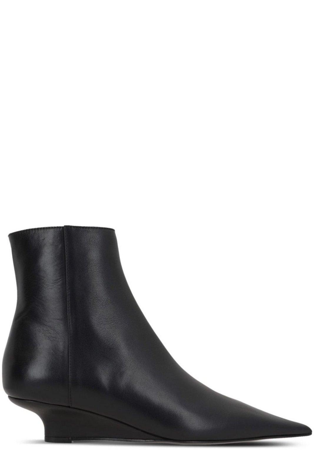 Totême Sharp Pointed-toe Ankle Boots