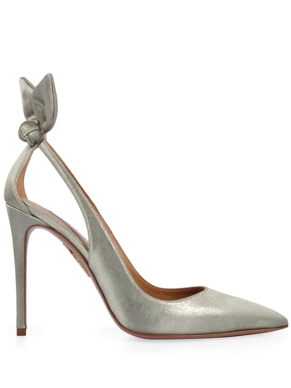 Aquazzura Bow Tie 高跟鞋（10.5厘米） - 中性色