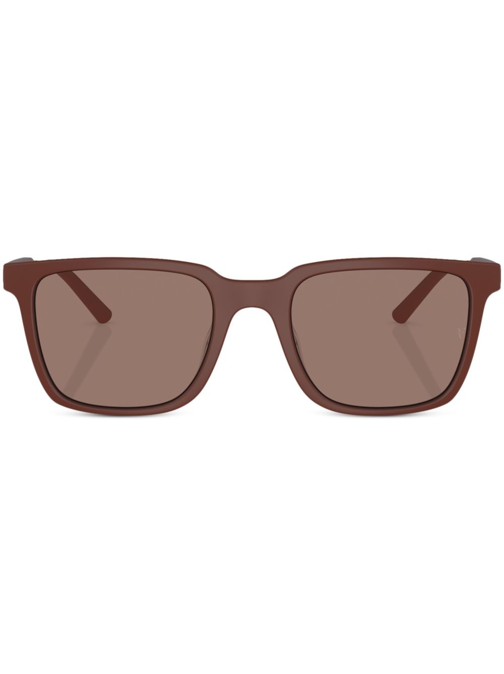 Oliver Peoples Mr. Federer 方框太阳眼镜 - 红色