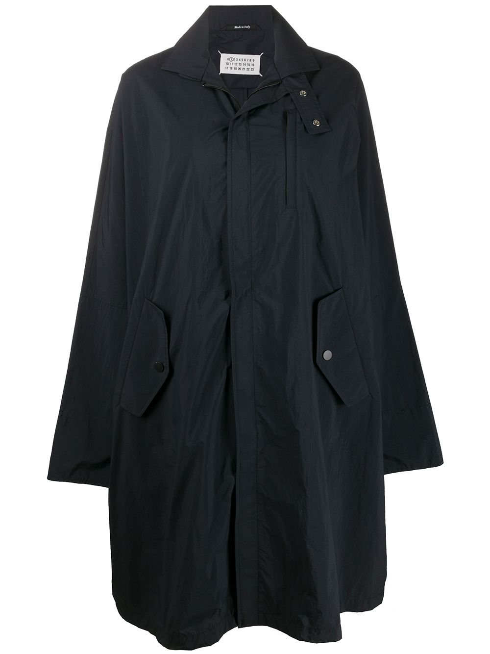 Maison Margiela 超大款A字形雨衣 - 蓝色
