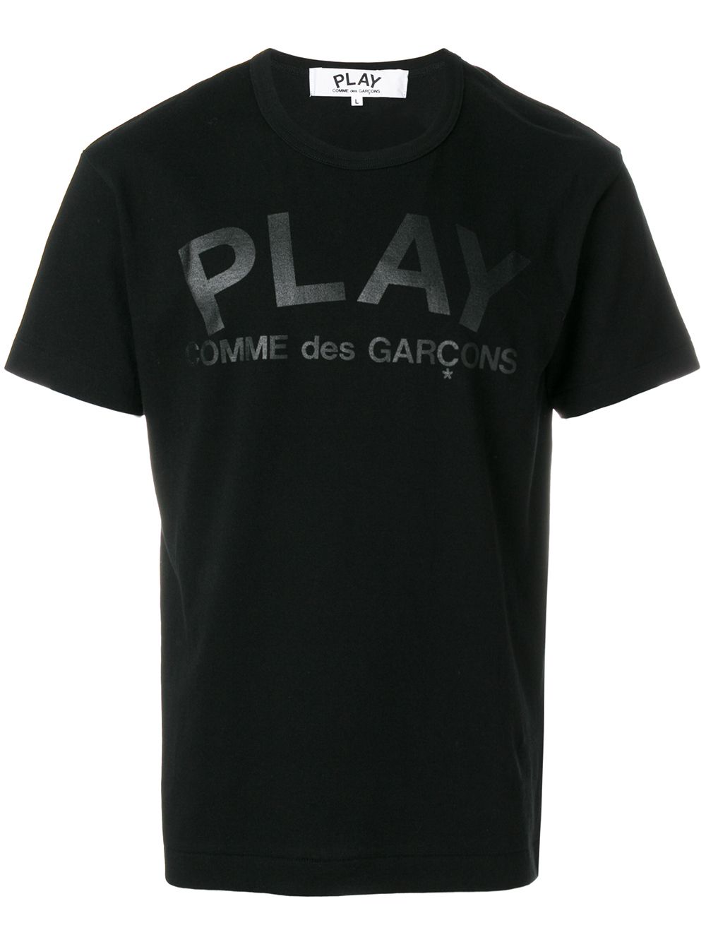 Comme Des Garçons Play logoT恤 - 黑色