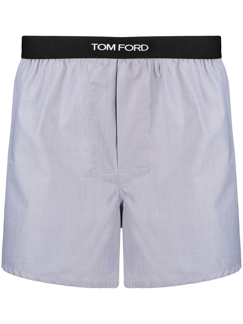TOM FORD logo裤腰四角裤 - 灰色