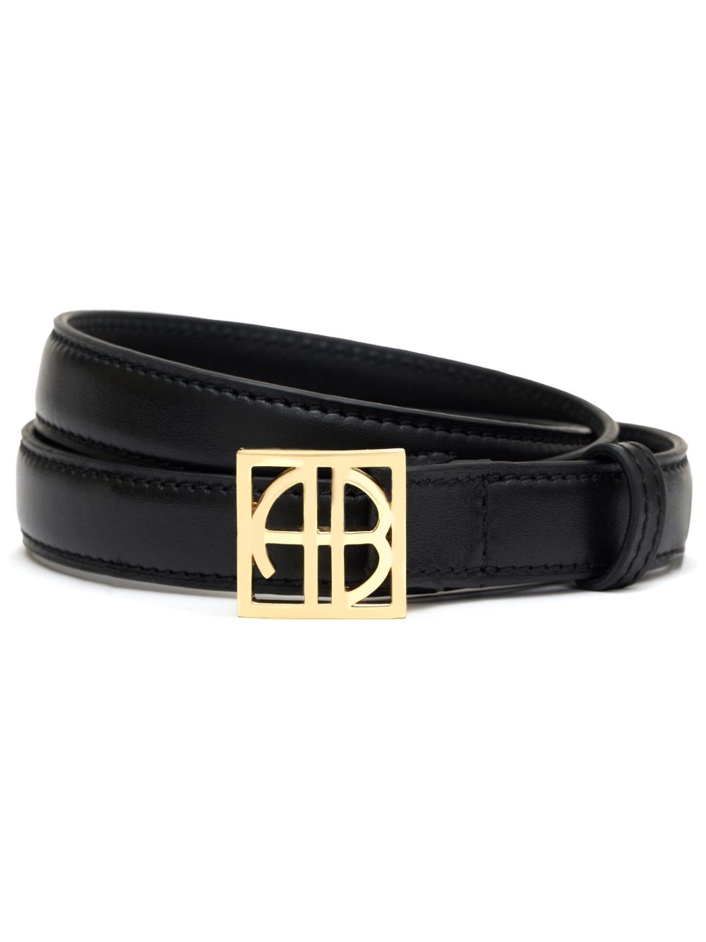 ANINE BING Monogram 腰带 - 黑色
