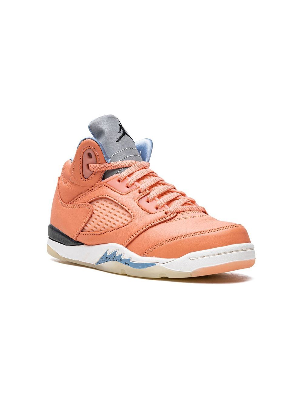 Jordan Kids Air Jordan 5 高帮运动鞋 - 橘色