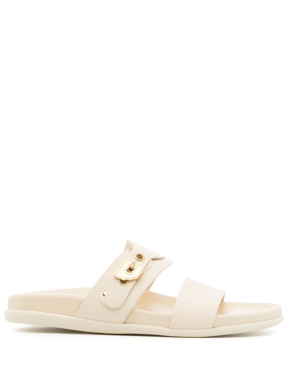 Ancient Greek Sandals Latria 双带凉鞋 - 白色