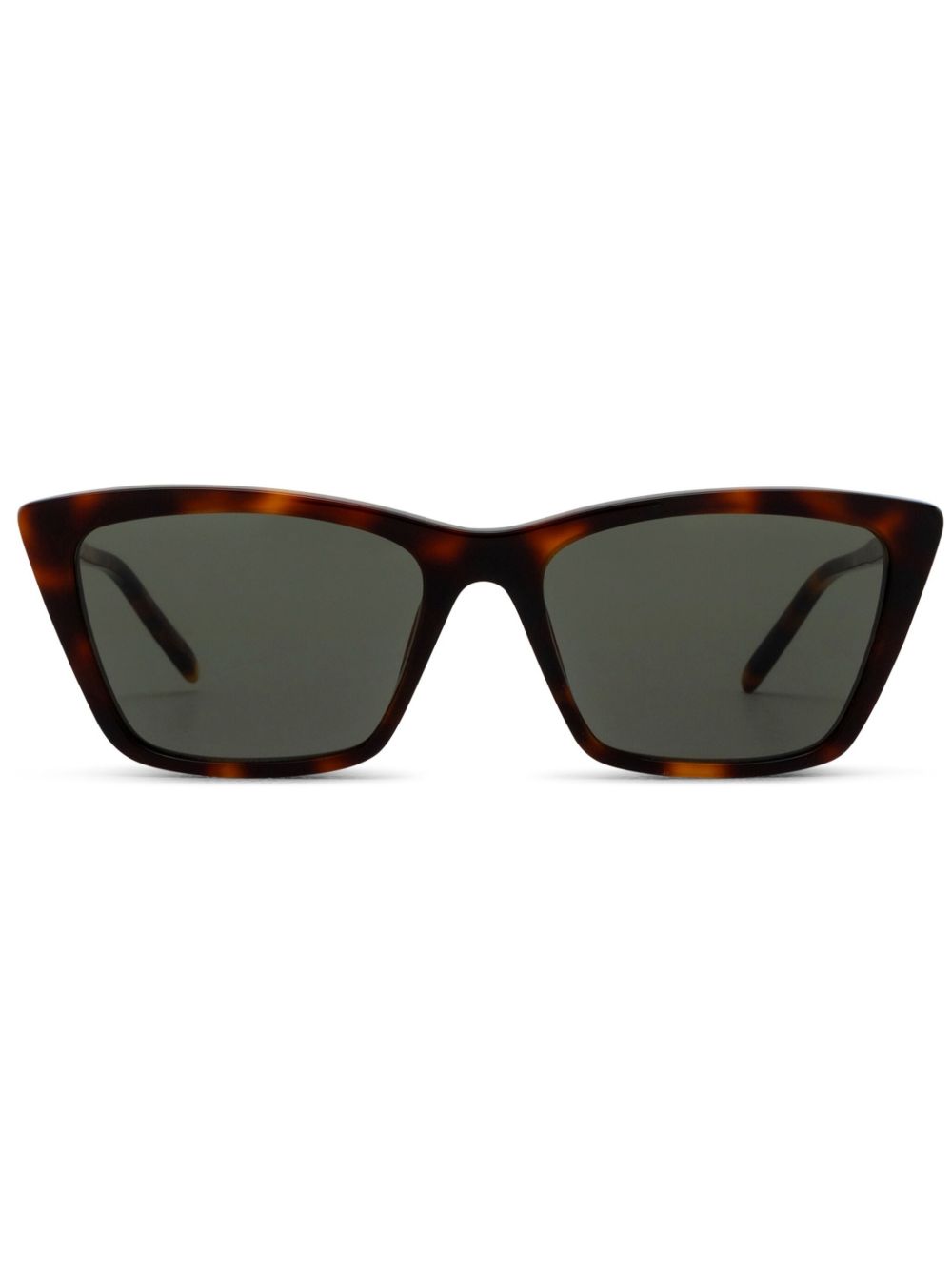 Saint Laurent Eyewear Mica Thin 太阳眼镜 - 褐色