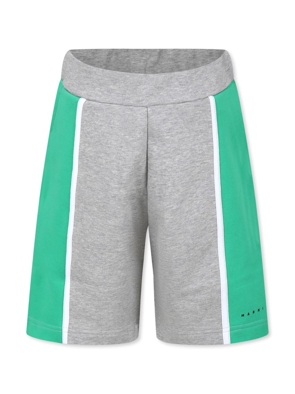 Marni Kids 棉运动短裤 - 灰色