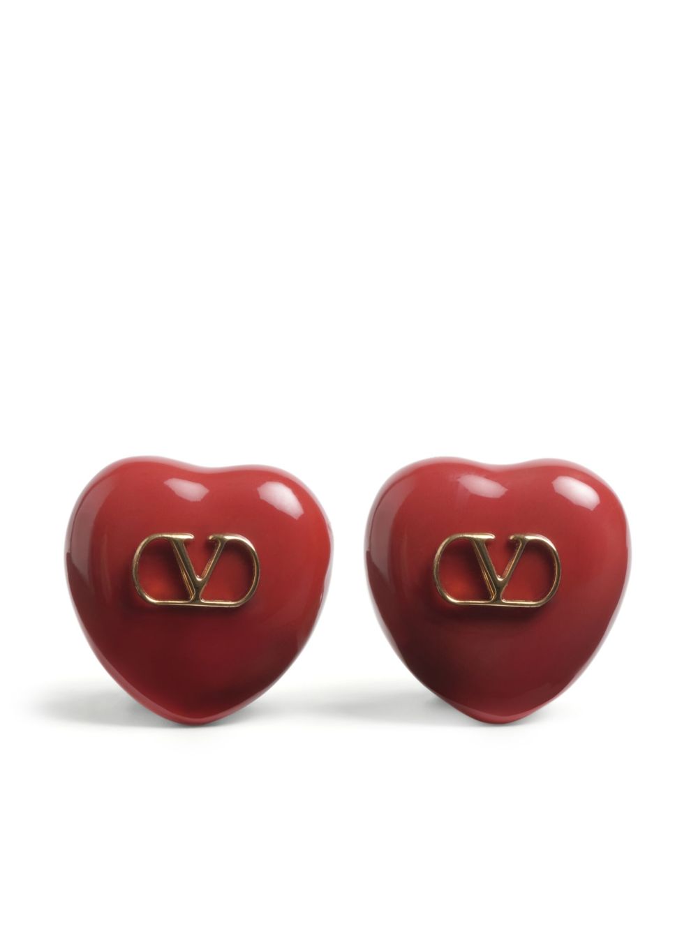 Valentino Garavani Coeur Royal 耳环 - 金色