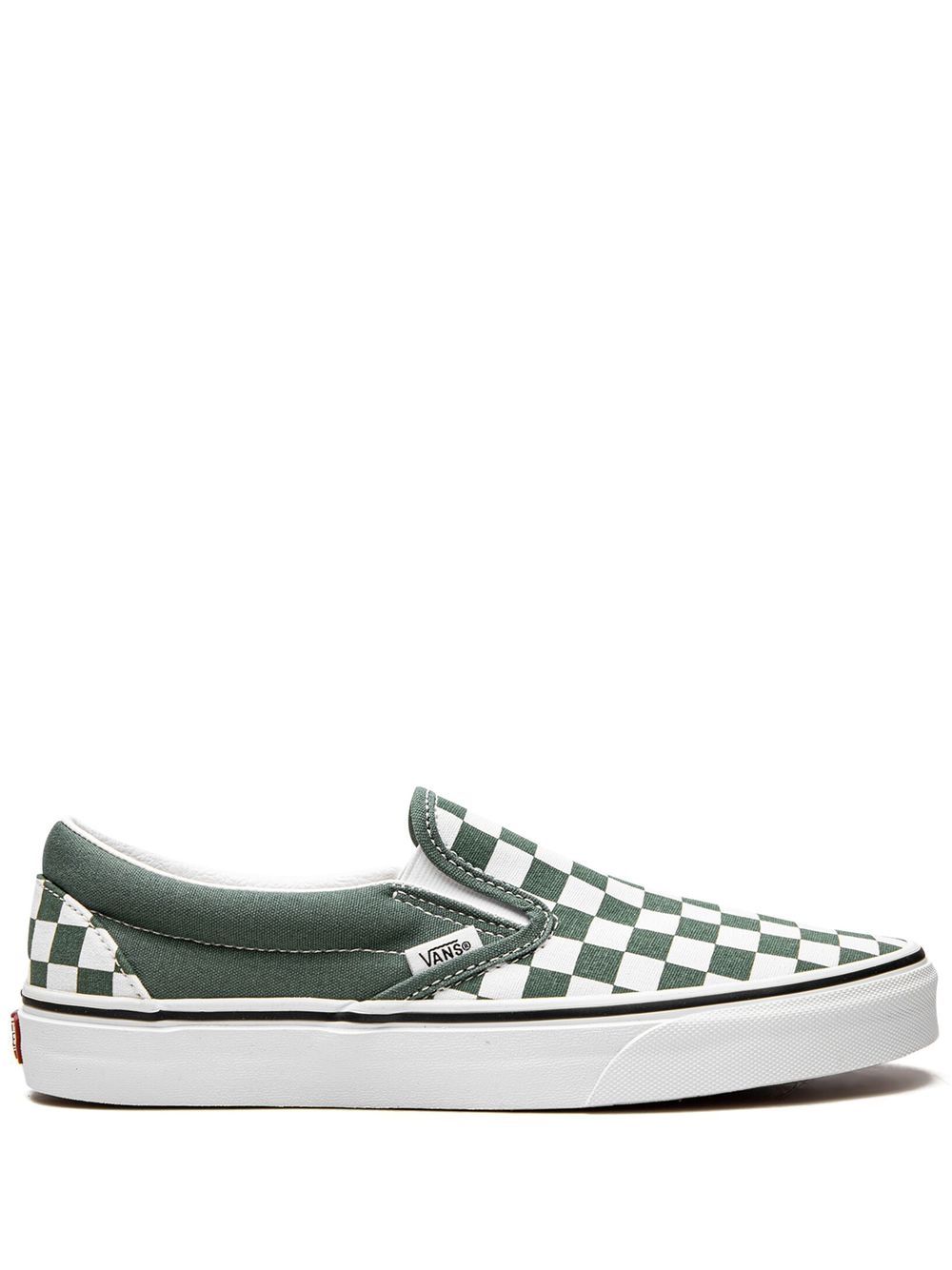 Vans Eco Theory Checkerboard套穿式运动鞋 - 绿色