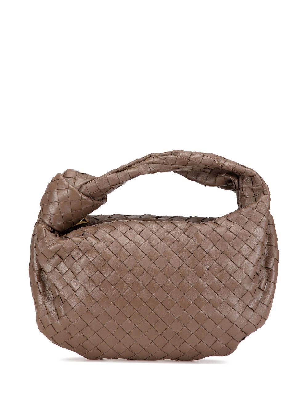 Bottega Veneta Pre-Owned Teen Nappa Intrecciato Jodie 水饺包（2012-2024年典藏款） - 褐色