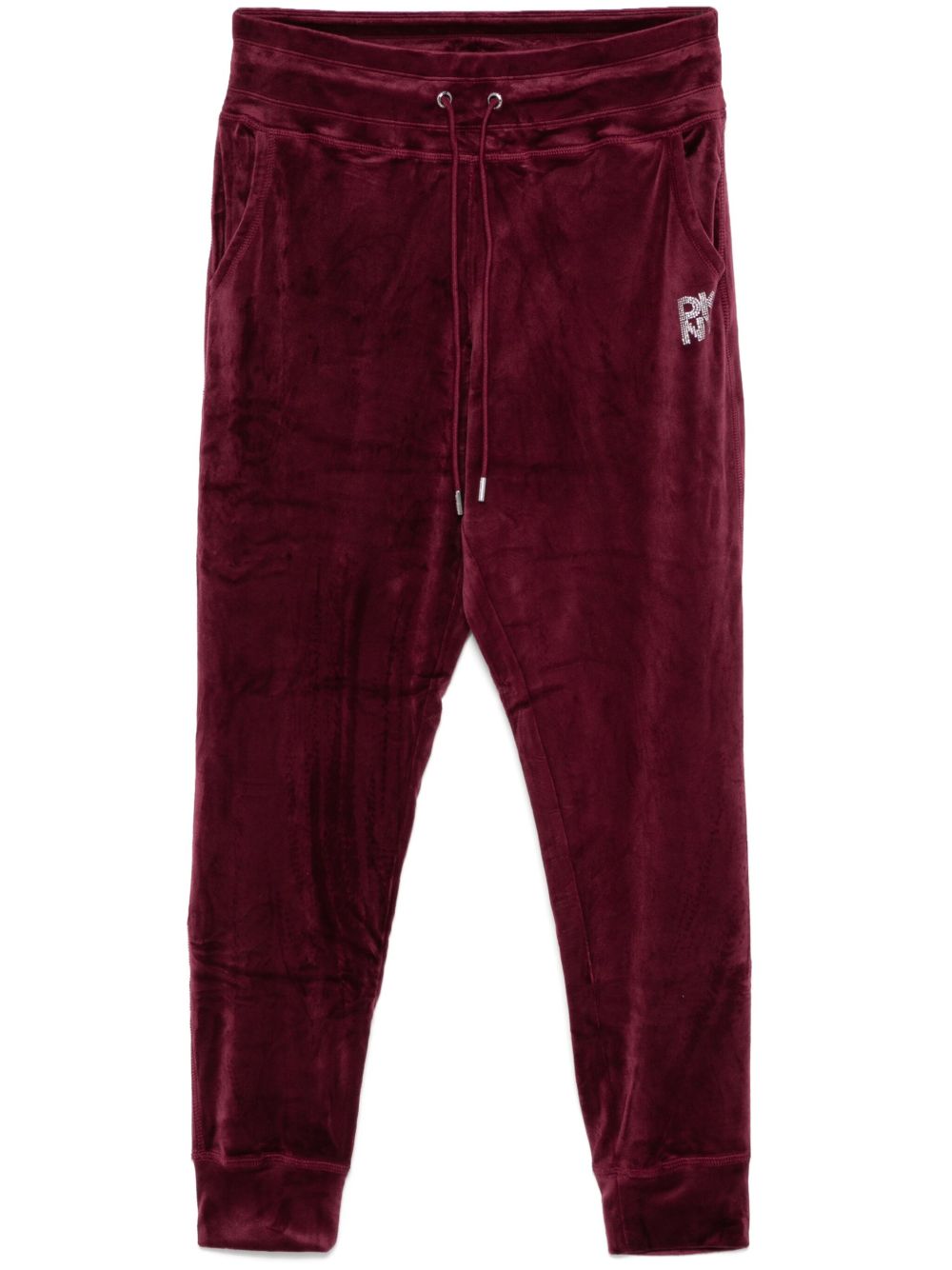 DKNY logo缀饰运动裤 - 红色