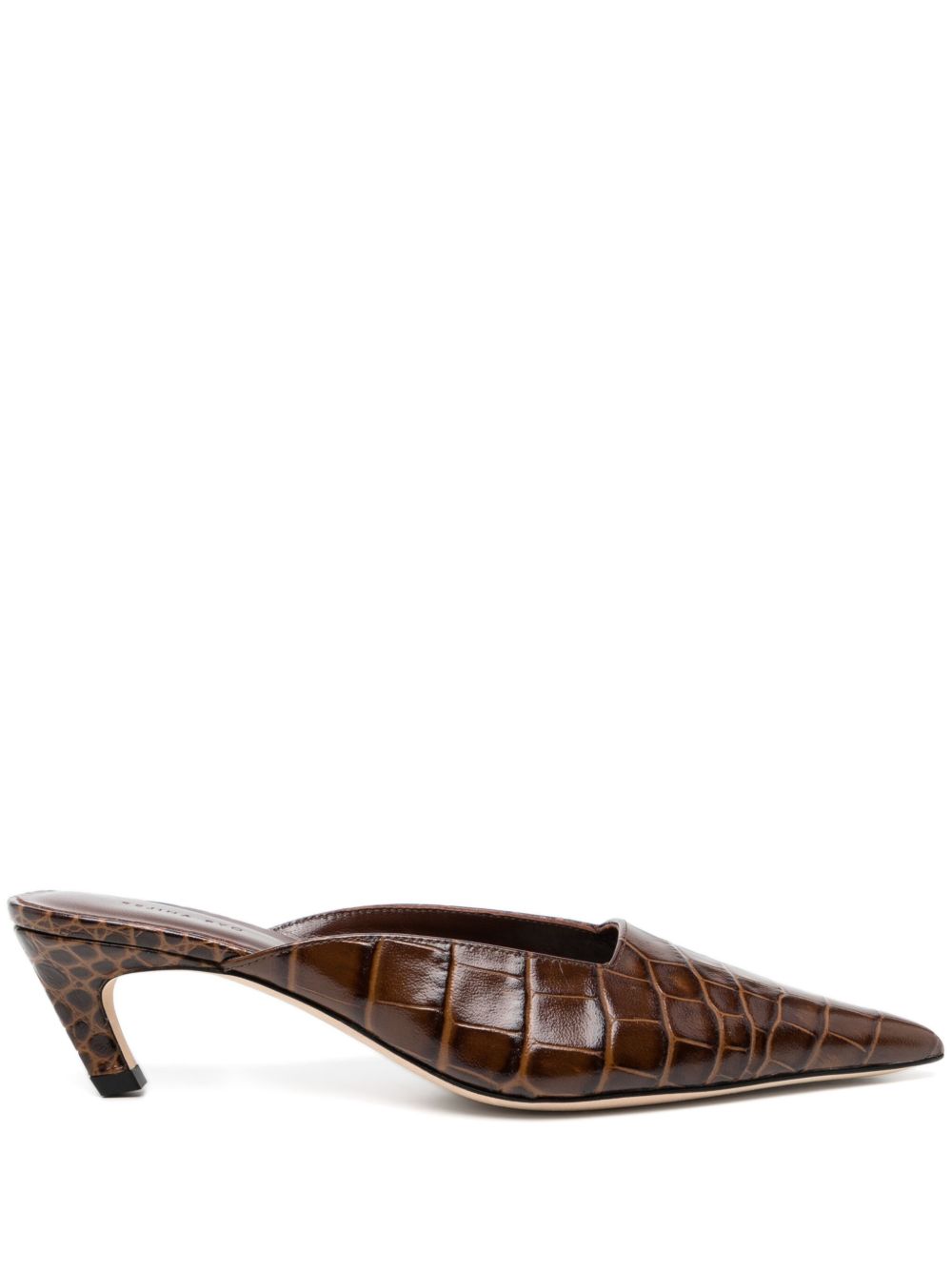 Rejina Pyo 40mm Mathilde mule - 褐色