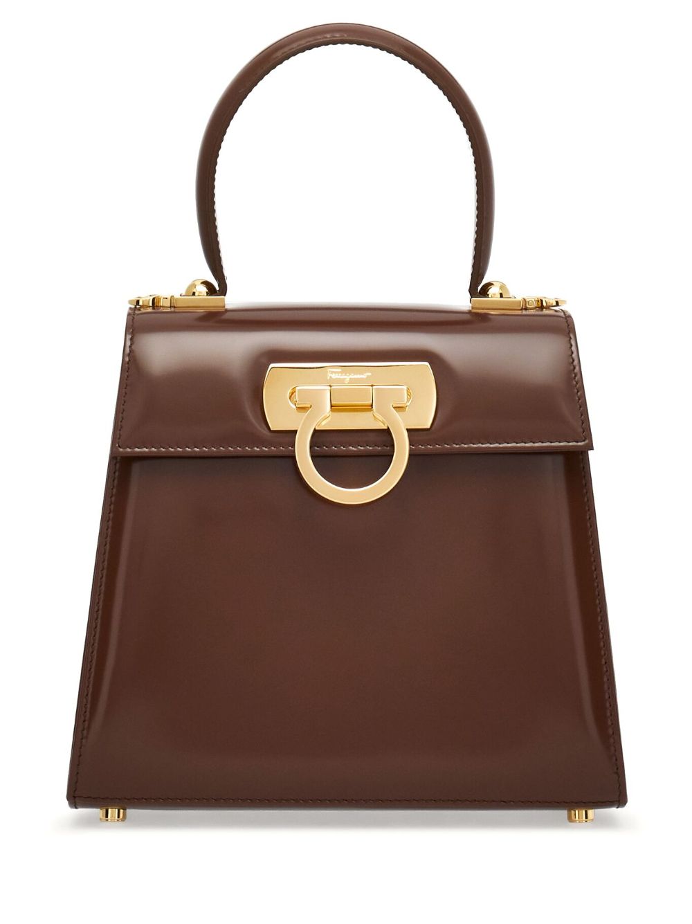 Ferragamo Iconic 手提包 - 褐色