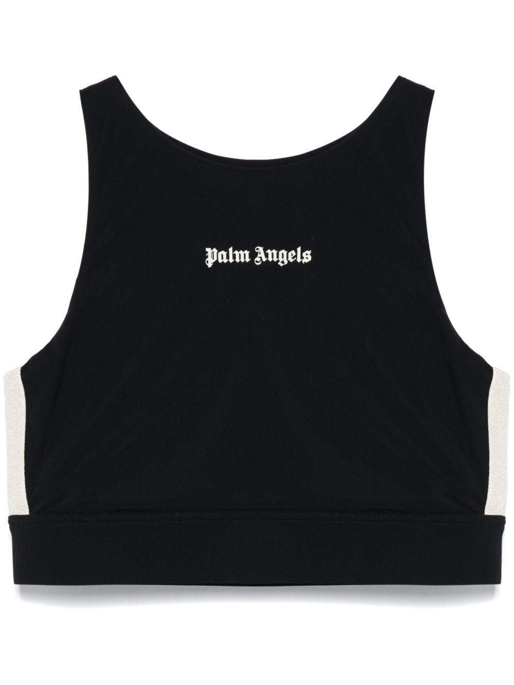 Palm Angels logo印花上衣 - 黑色