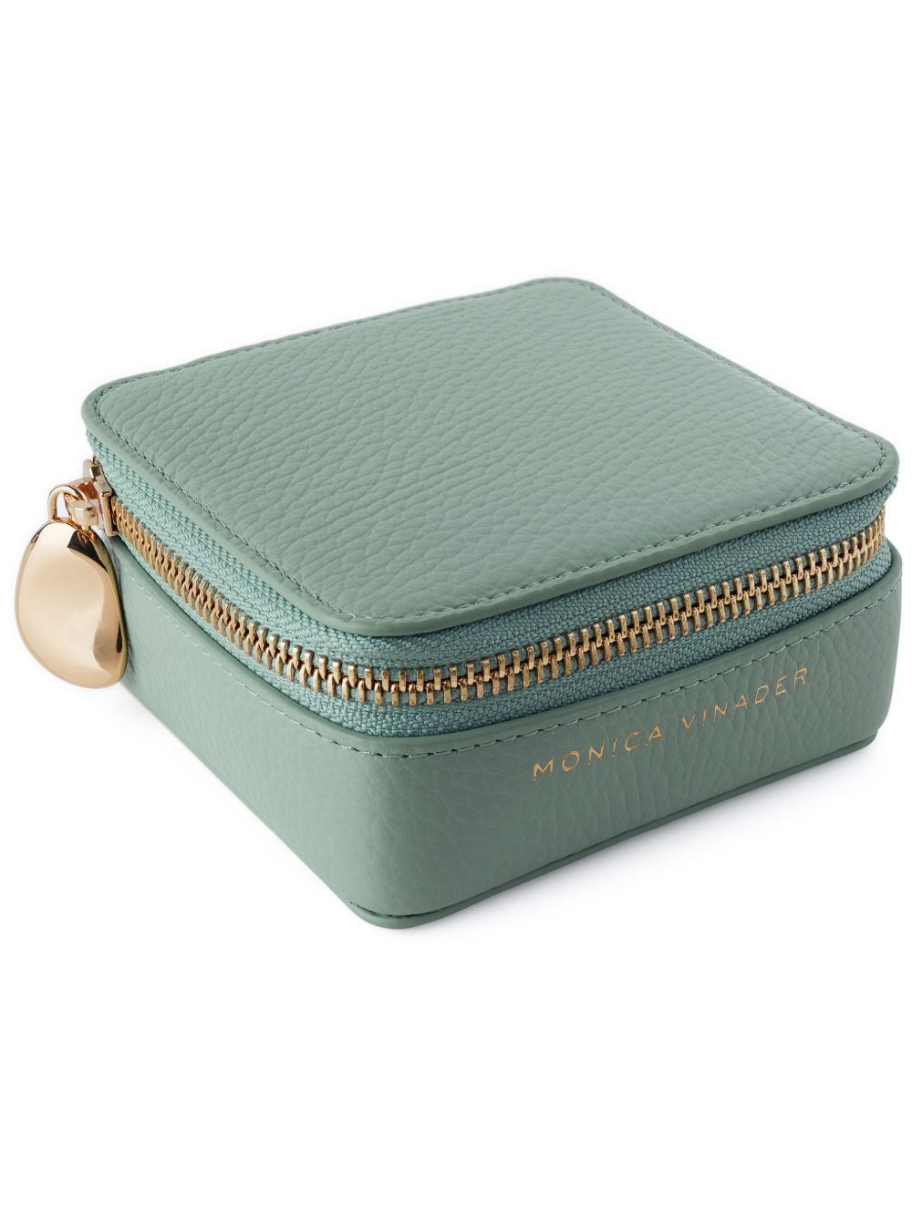 Monica Vinader leather jewellery box - 绿色