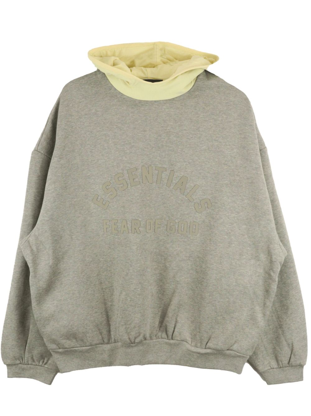 FEAR OF GOD ESSENTIALS logo印花连帽衫 - 灰色