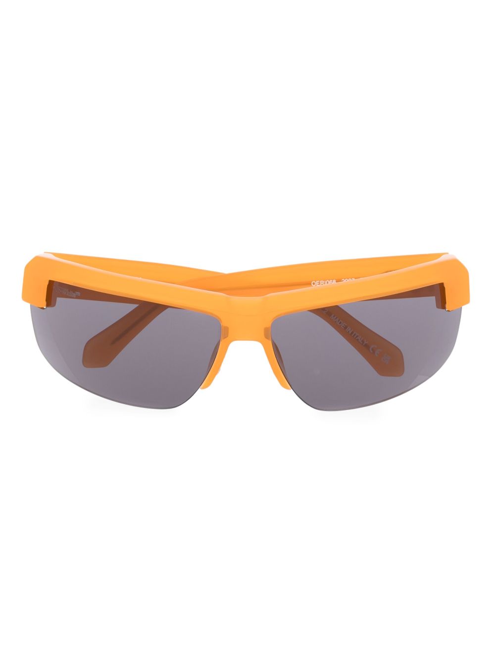 Off-White Eyewear Toledo 长方形镜框太阳眼镜 - 橘色