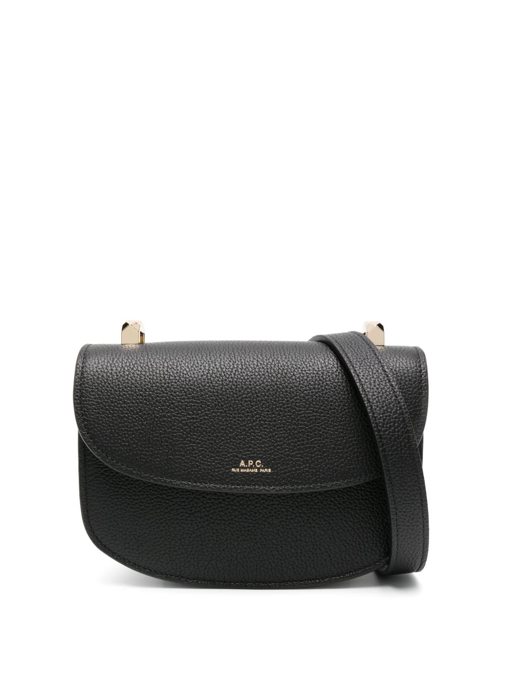 A.P.C. Genève 皮质斜挎包 - 黑色