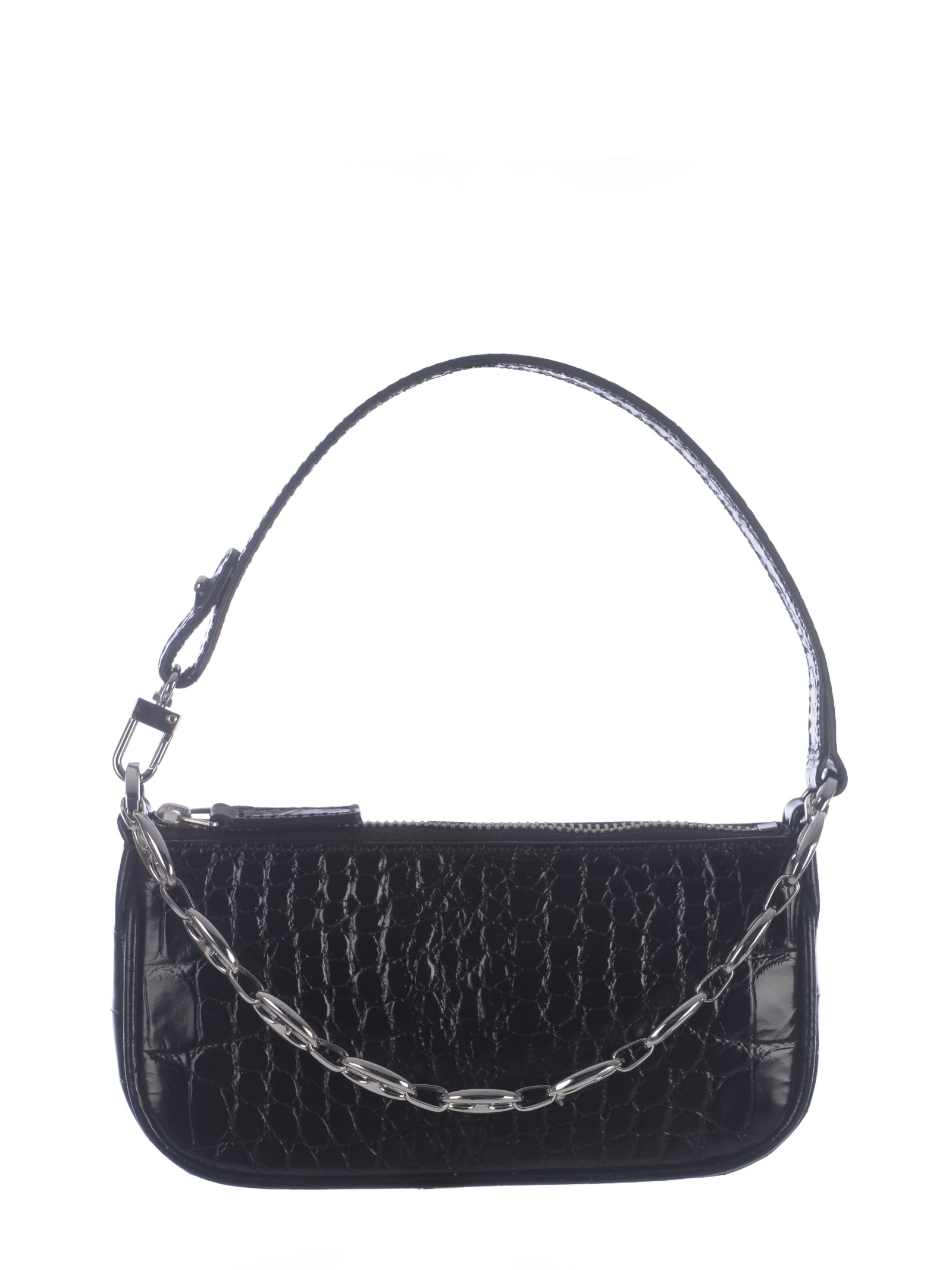 Bag By Far mini Rachel In Crocodile Leather