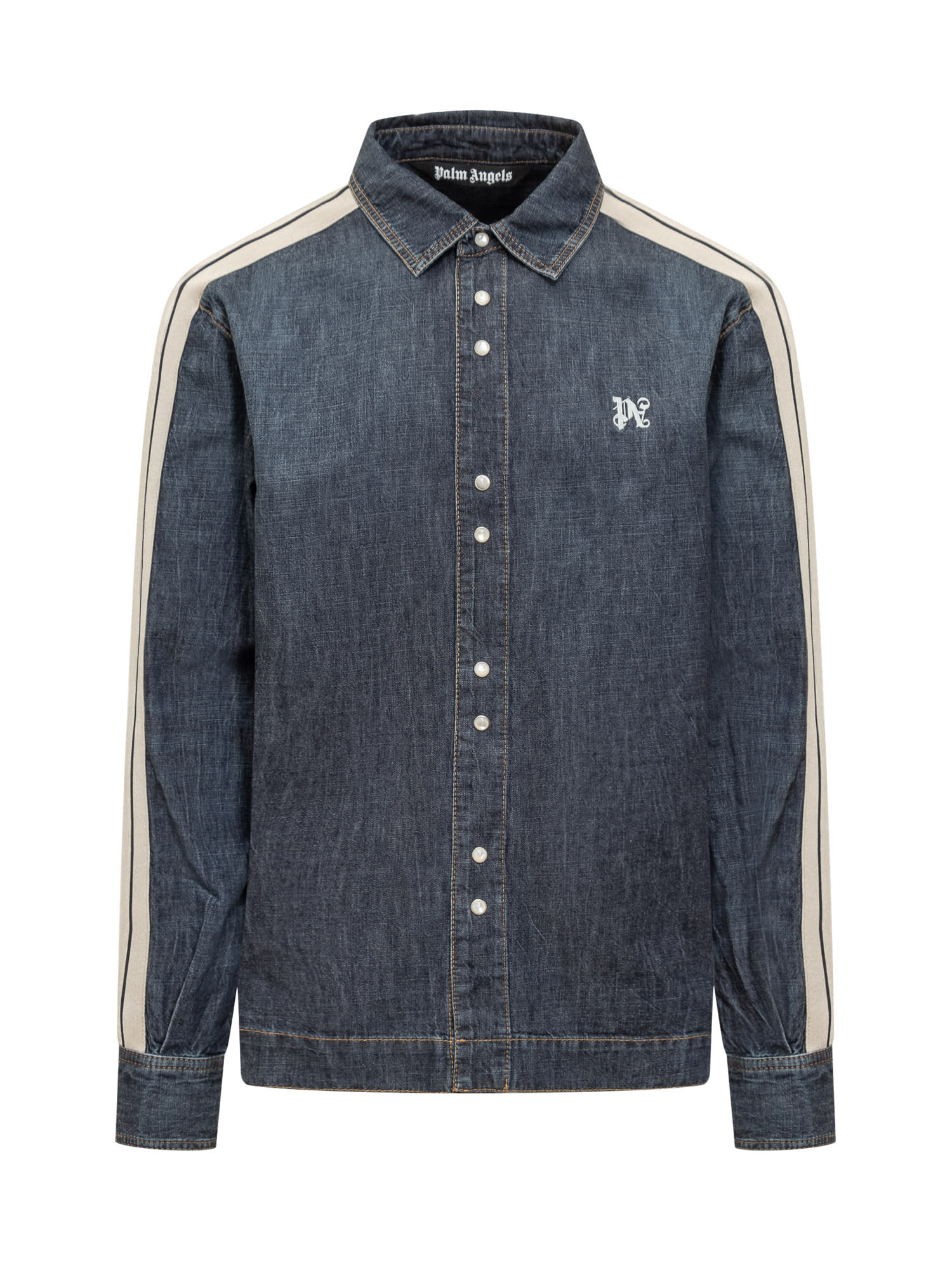 Palm Angels Monogram Denim Track Jacket