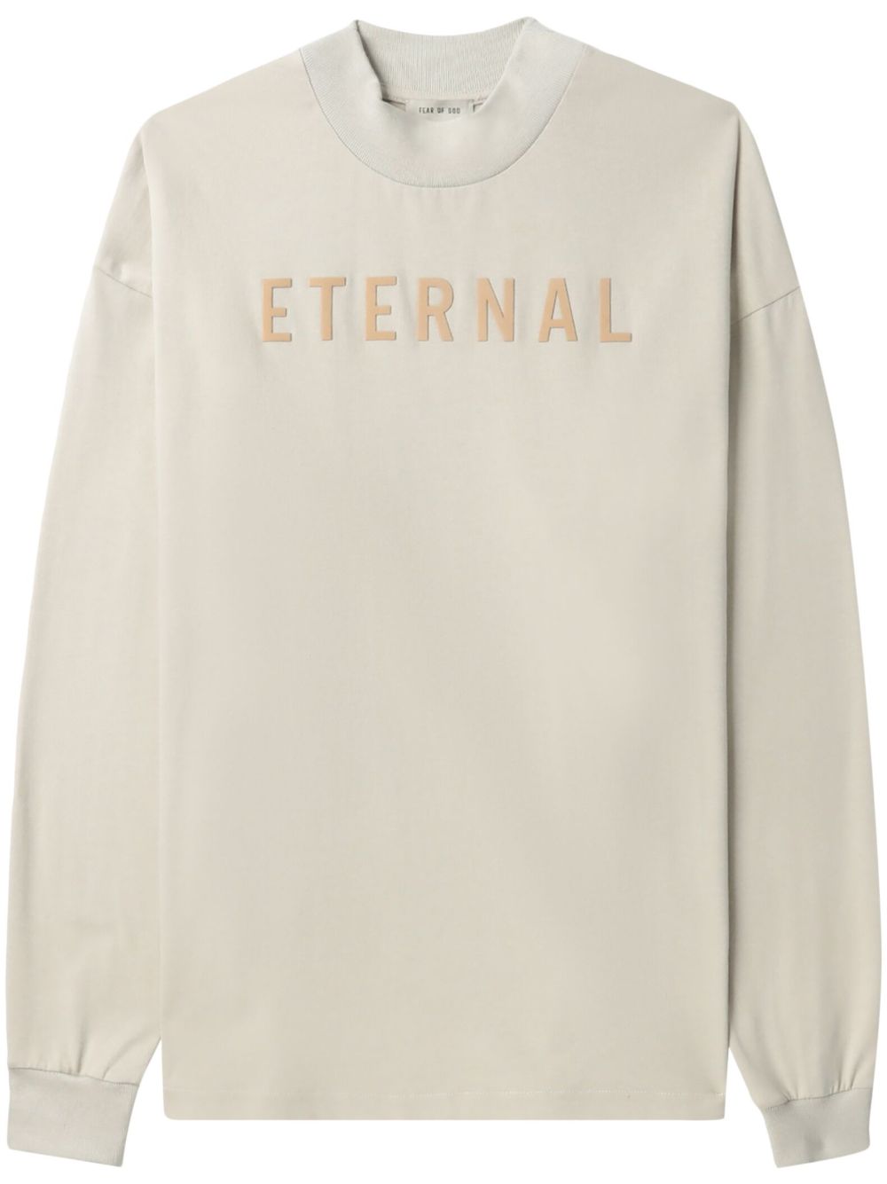 Fear Of God logo刺绣长袖棉衬衫 - 中性色