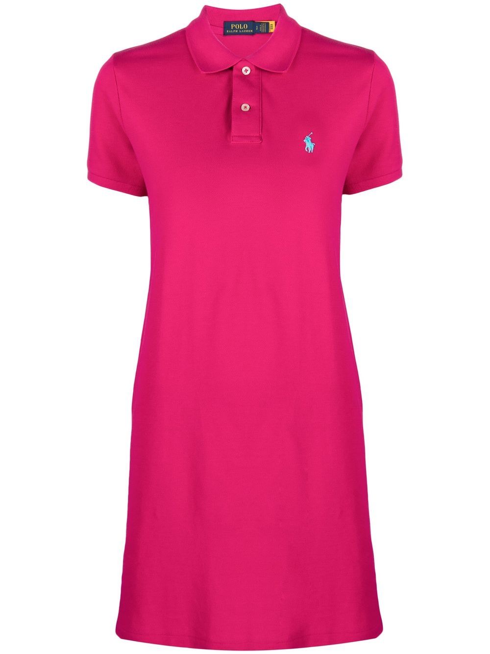 Polo Ralph Lauren Polo-Pony 刺绣连衣裙 - 粉色