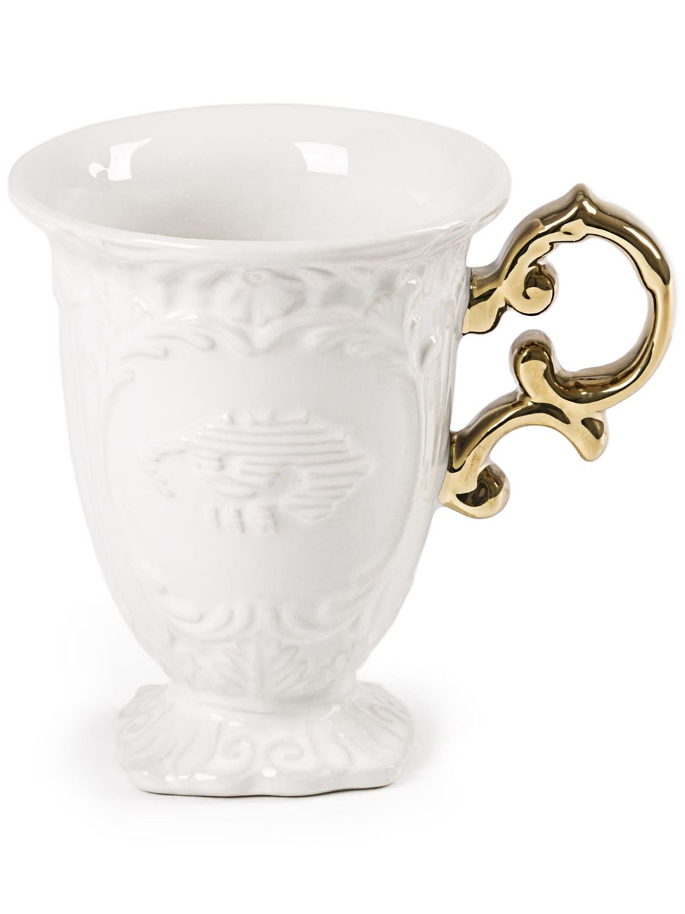 Seletti Wares 压纹巴洛克马克杯 （两件装) - 白色