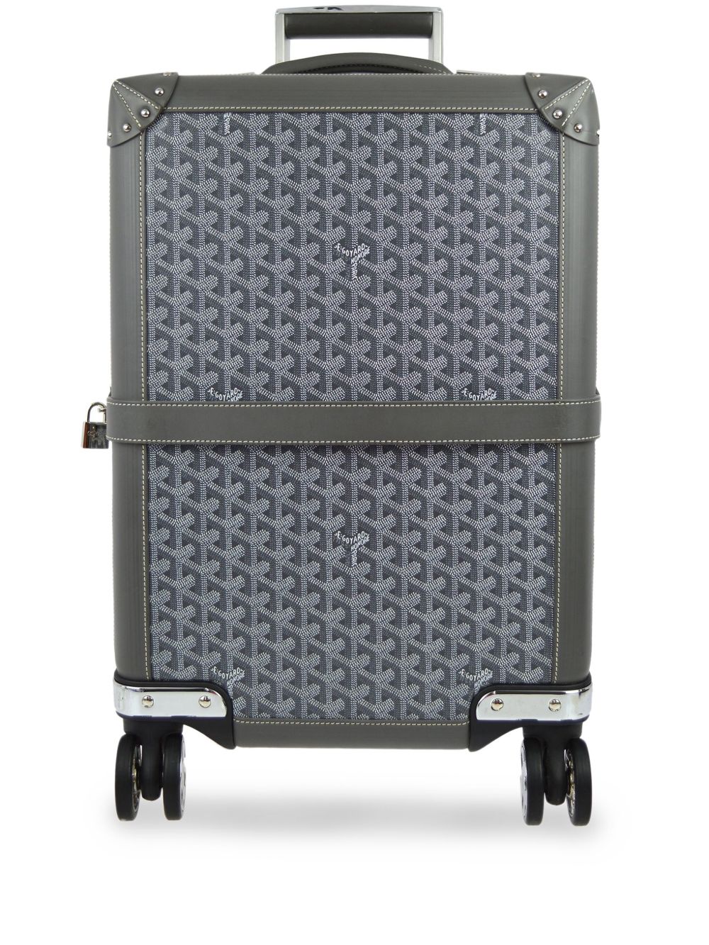 Goyard Pre-Owned Bourget PM 行李箱（1990-2000年代典藏款） - 灰色