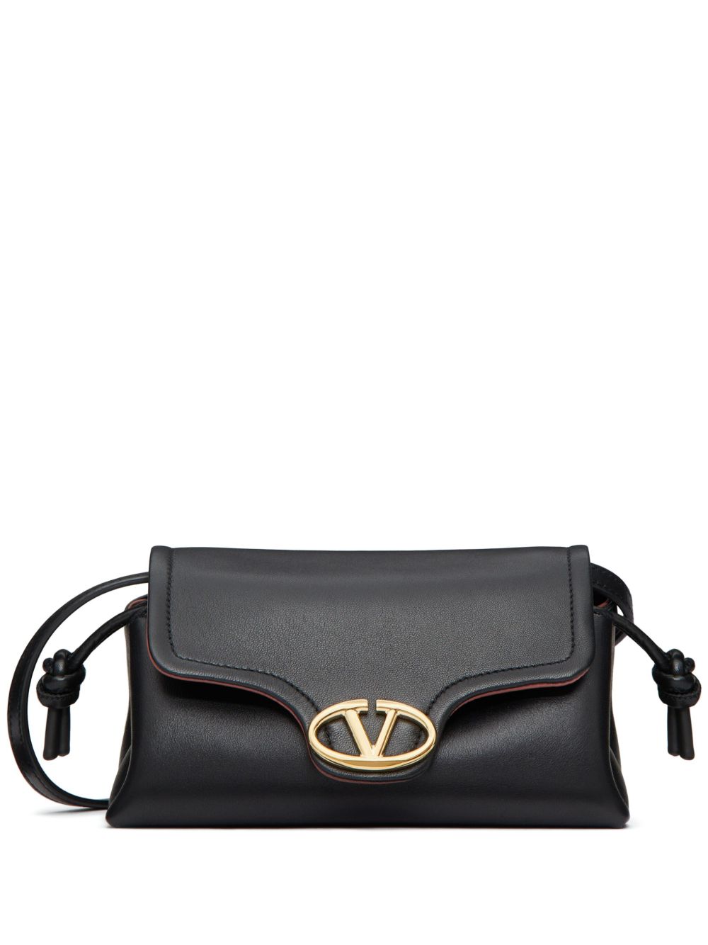 Valentino Garavani VLogo 1960 皮质迷你包 - 黑色