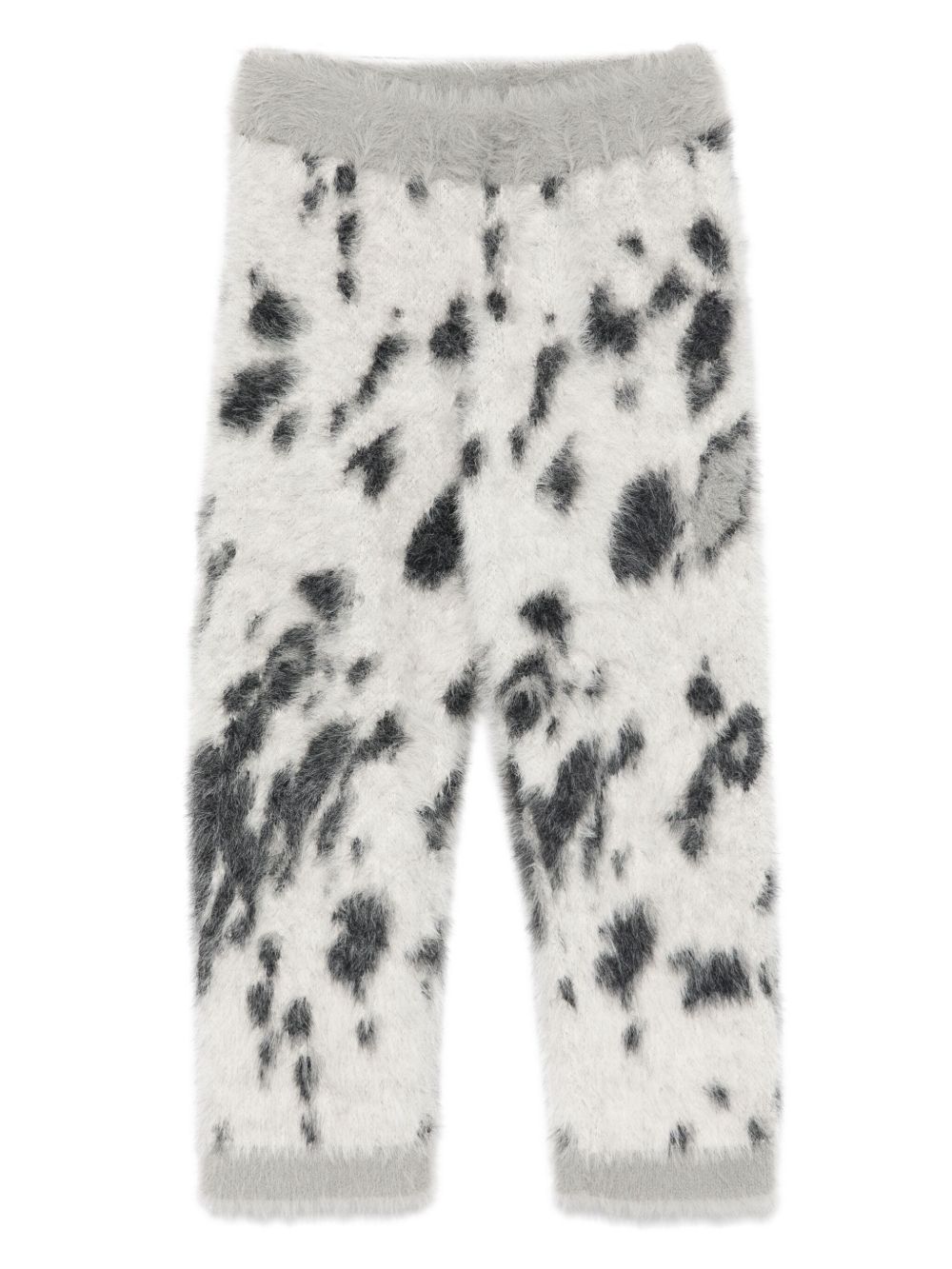 Stella McCartney Kids 拉绒长裤 - 灰色