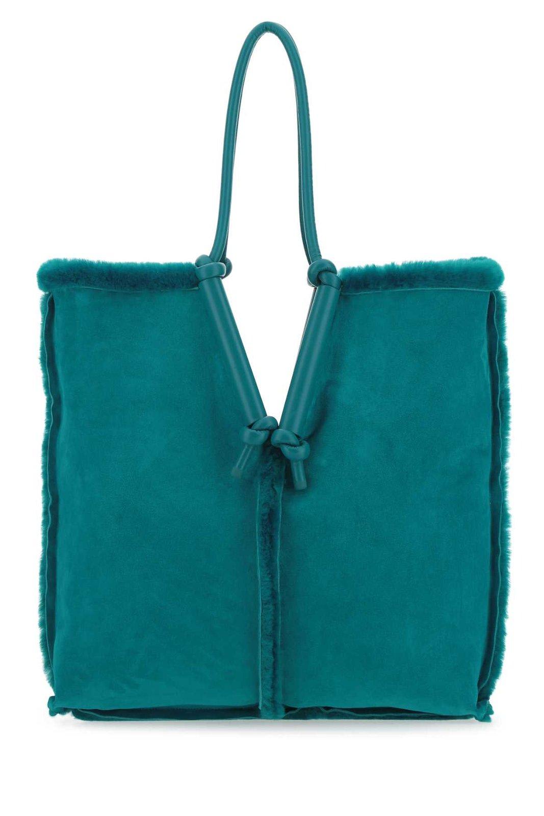 Bottega Veneta Bolster Knot Detailed Tote Bag