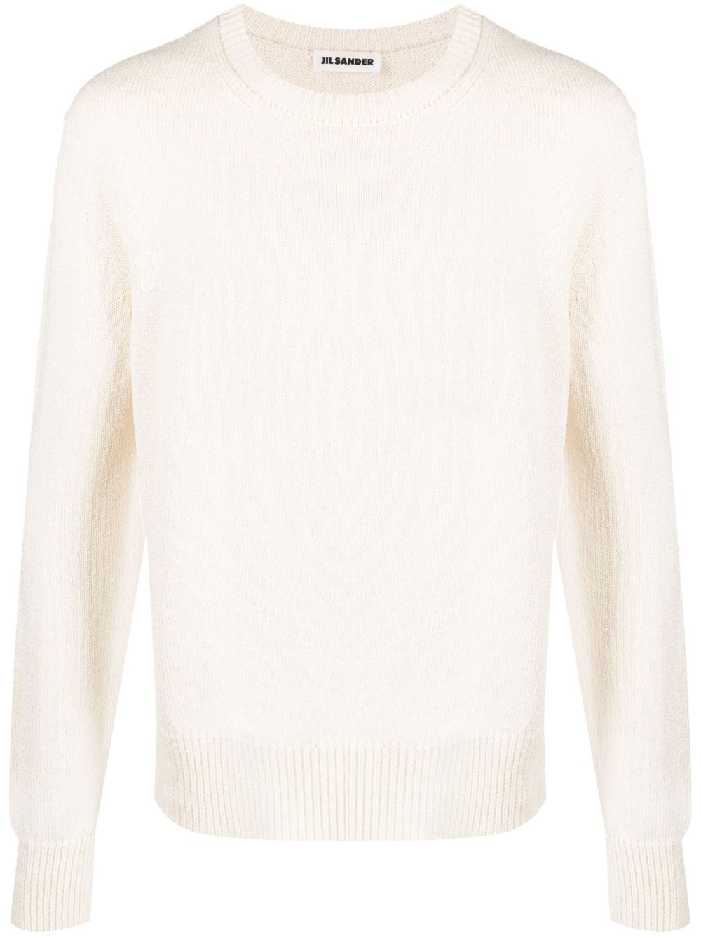 Jil Sander 圆领针织毛衣 - 中性色
