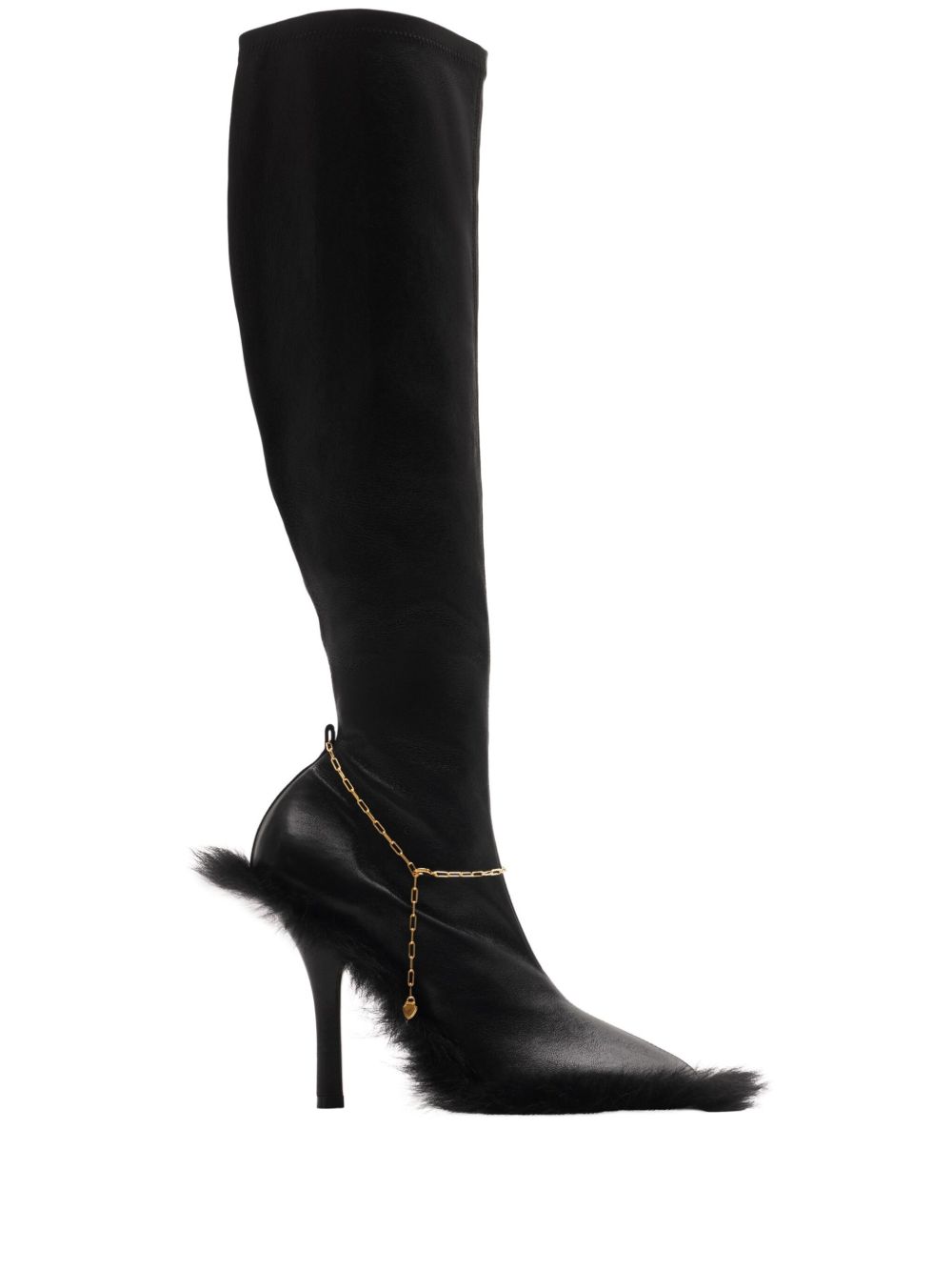 Burberry Slinky Legging 高跟靴（10.5厘米） - 黑色