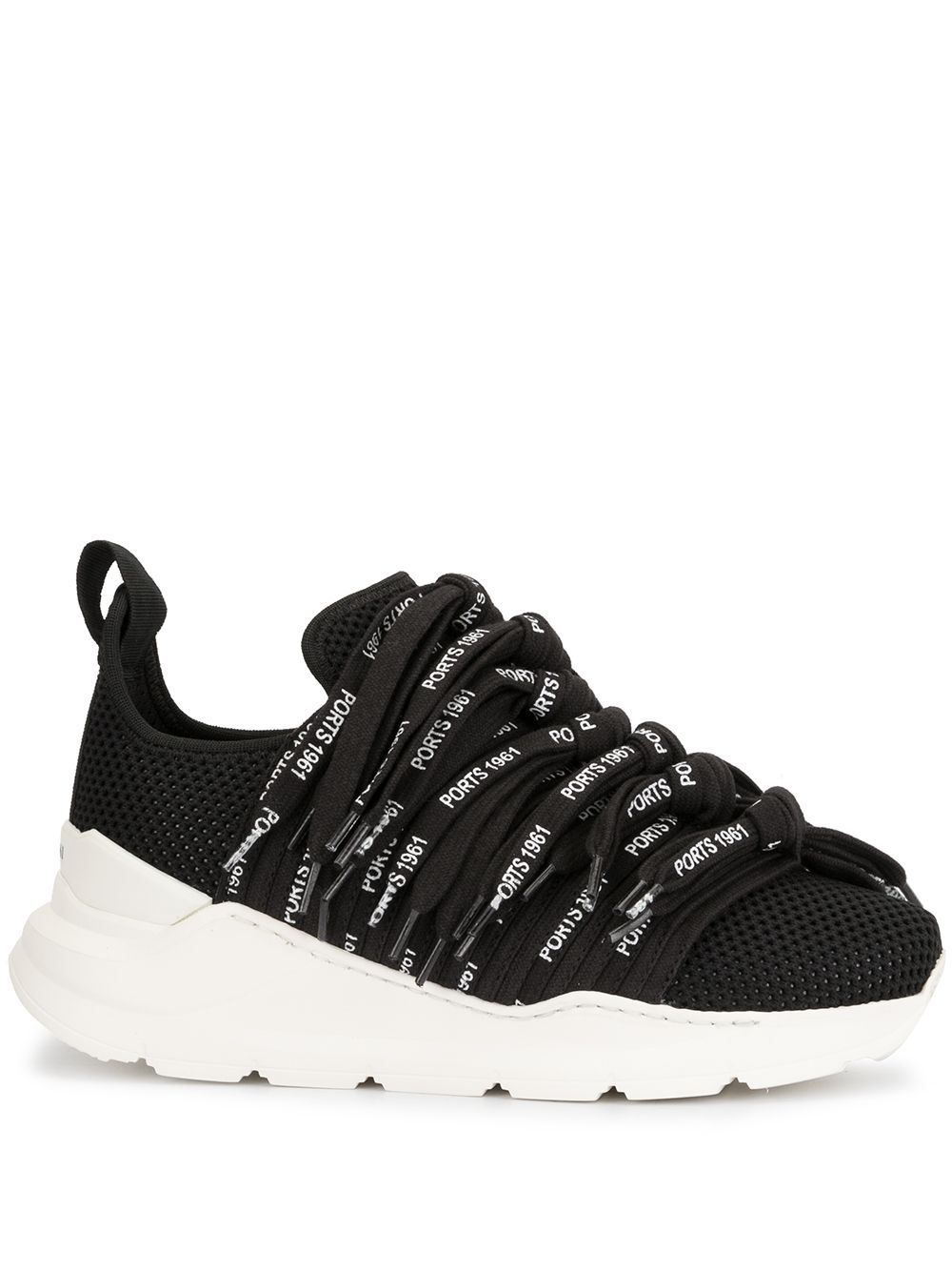 Ports 1961 Lace42运动鞋 - 黑色