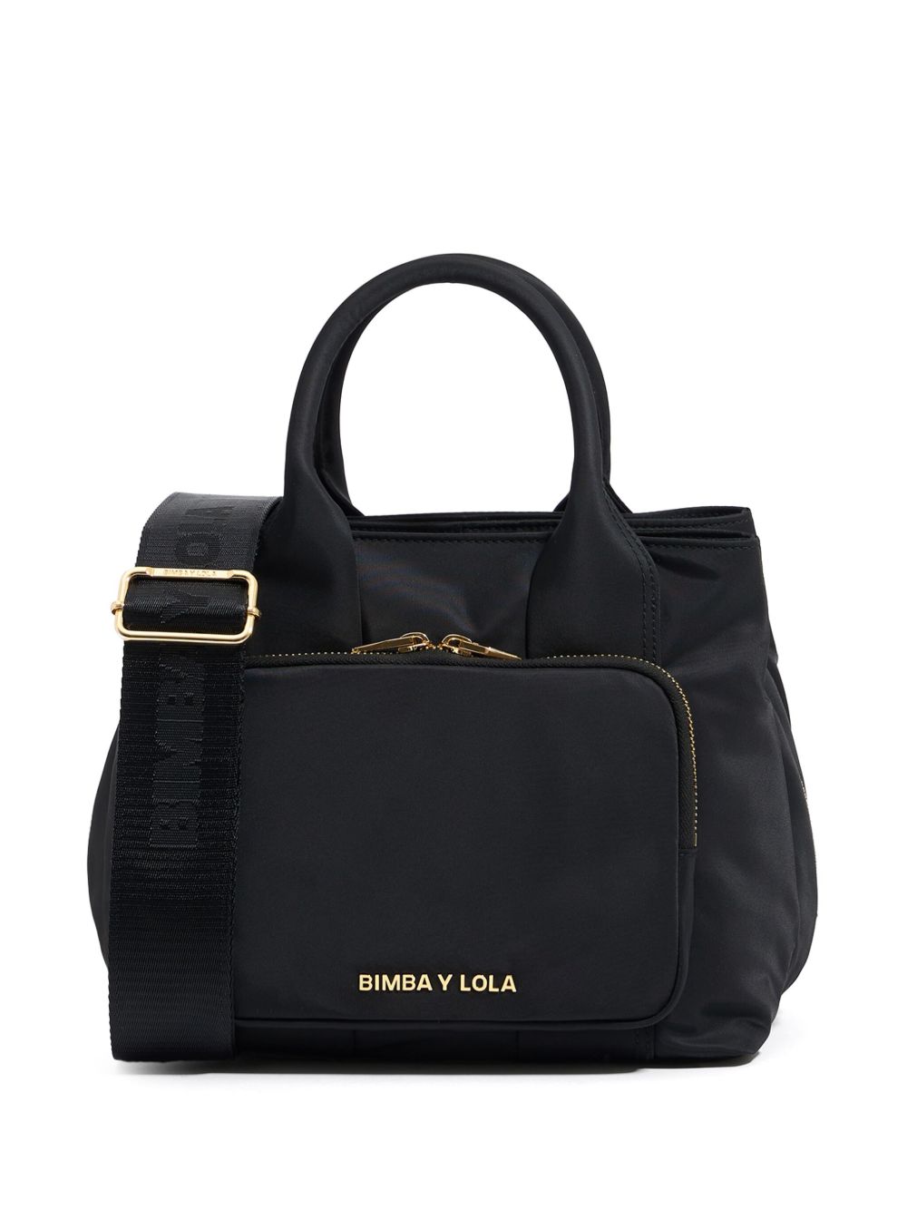 Bimba y Lola 拉链口袋中号托特包 - 黑色