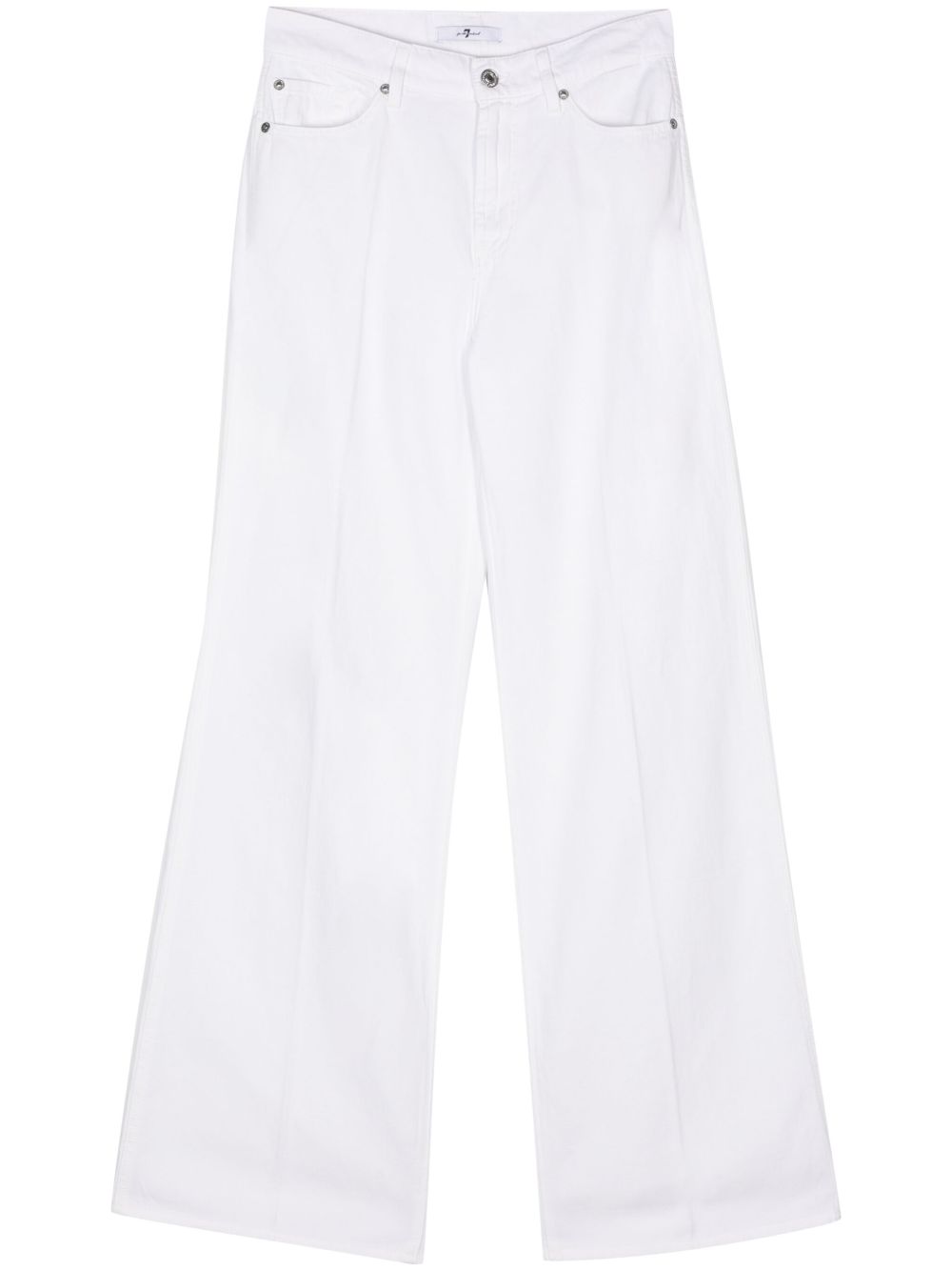 7 For All Mankind Lotta 喇叭牛仔裤 - 白色