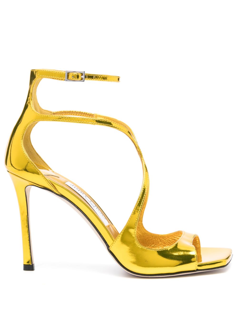 Jimmy Choo Azia 高跟凉鞋 - 黄色