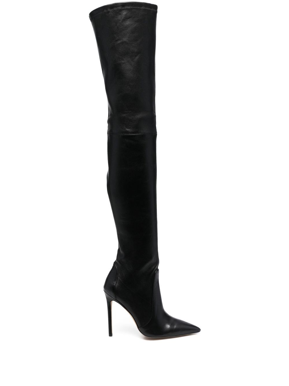 Stuart Weitzman Ultradart 高跟过膝靴 - 黑色