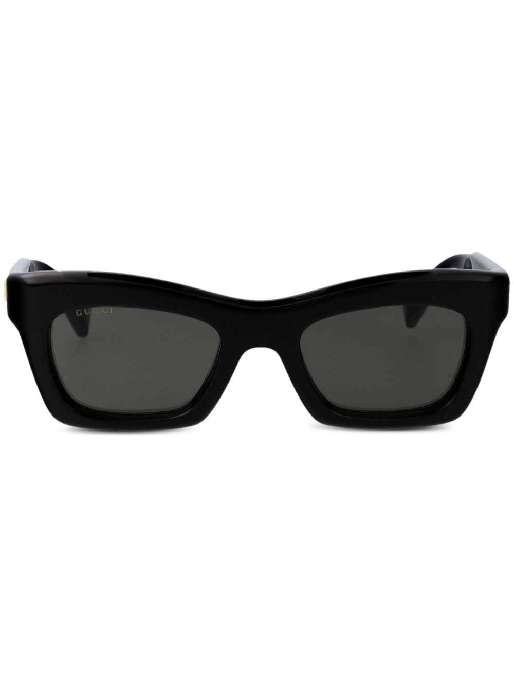 Gucci Eyewear 猫眼框太阳眼镜 - 黑色