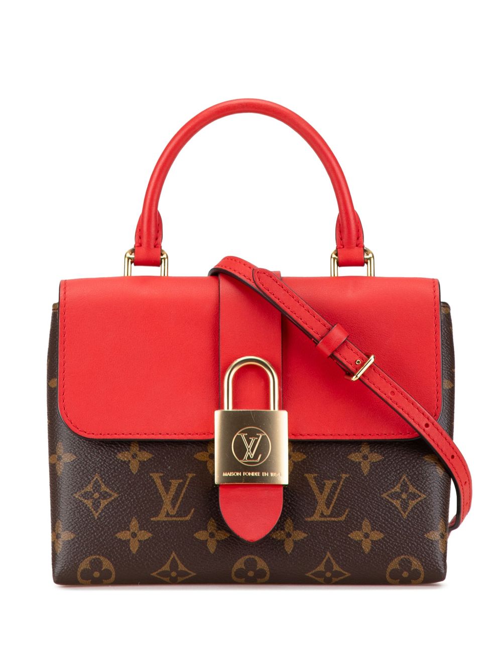 Louis Vuitton Pre-Owned Monogram Locky BB 斜挎包（2019年典藏款） - 红色