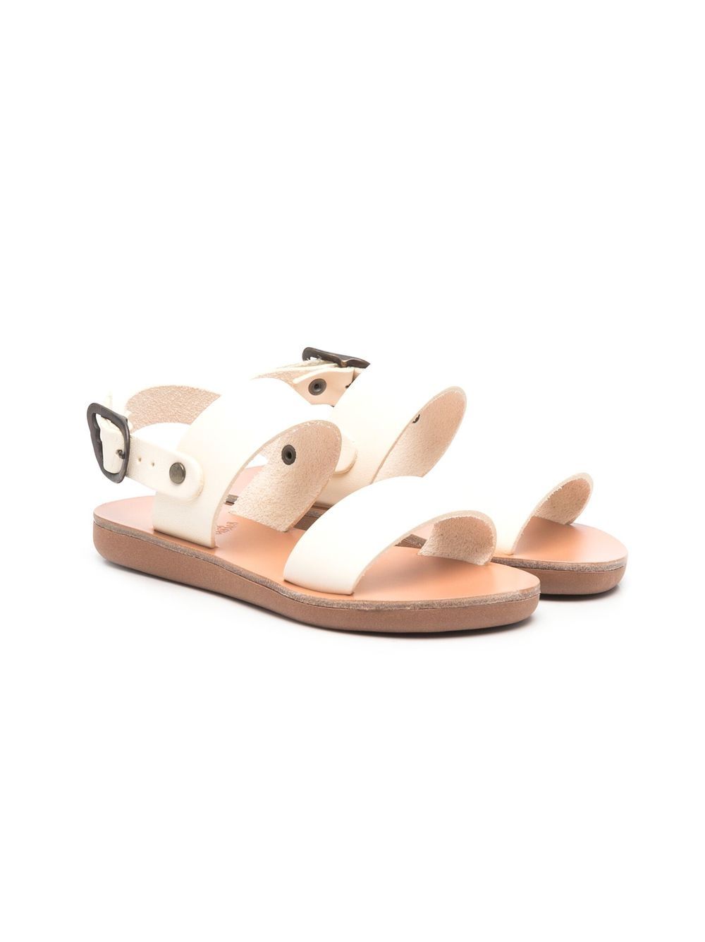 ANCIENT GREEK SANDALS KIDS Clio 露趾凉鞋 - 白色