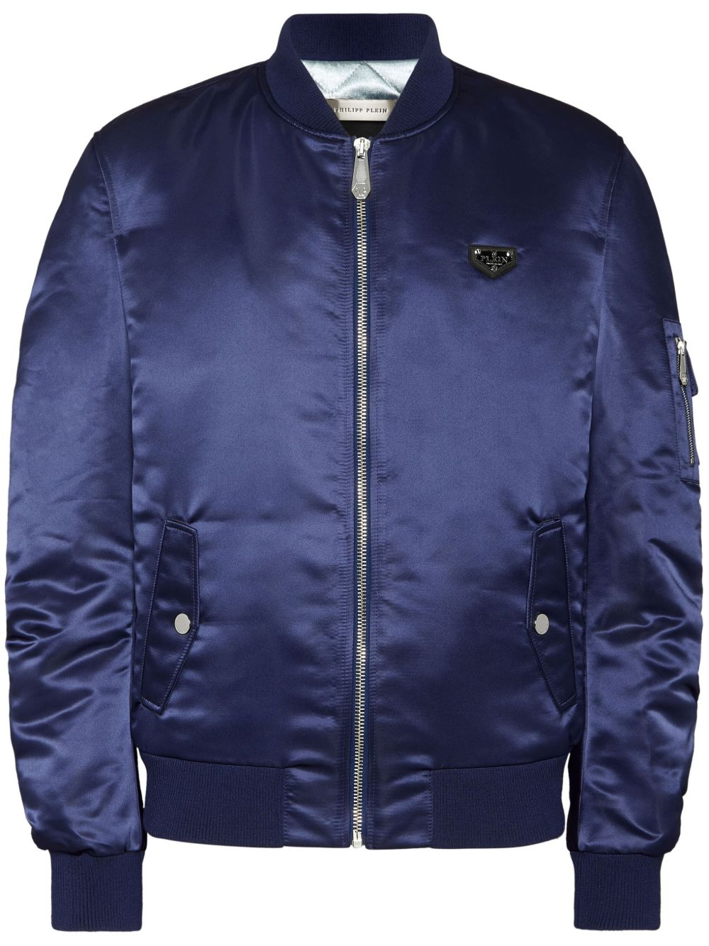 Philipp Plein Top Gun 飞行员夹克 - 蓝色