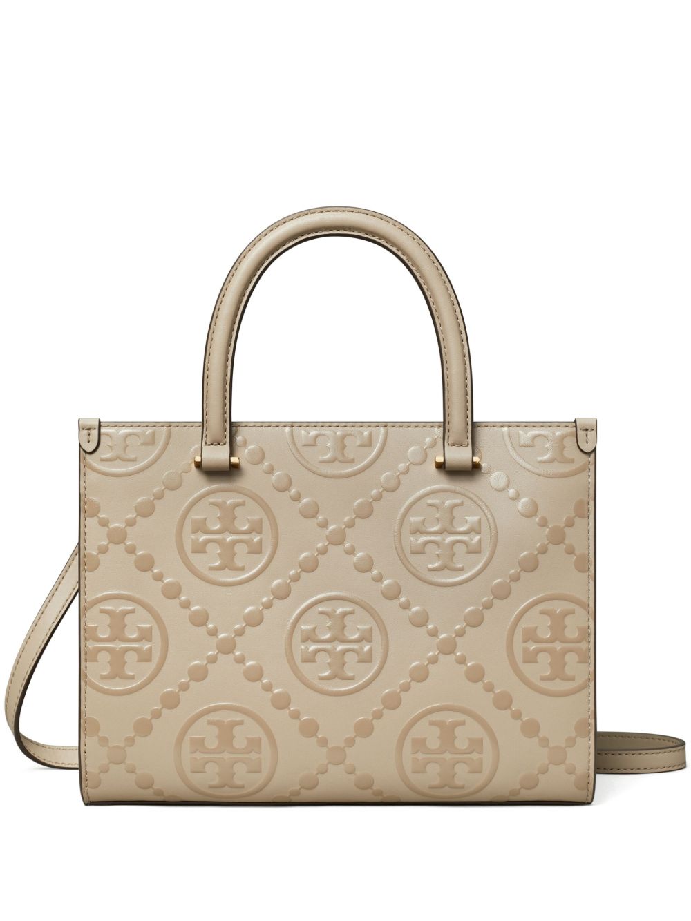 Tory Burch T字经典logo手提包 - 中性色