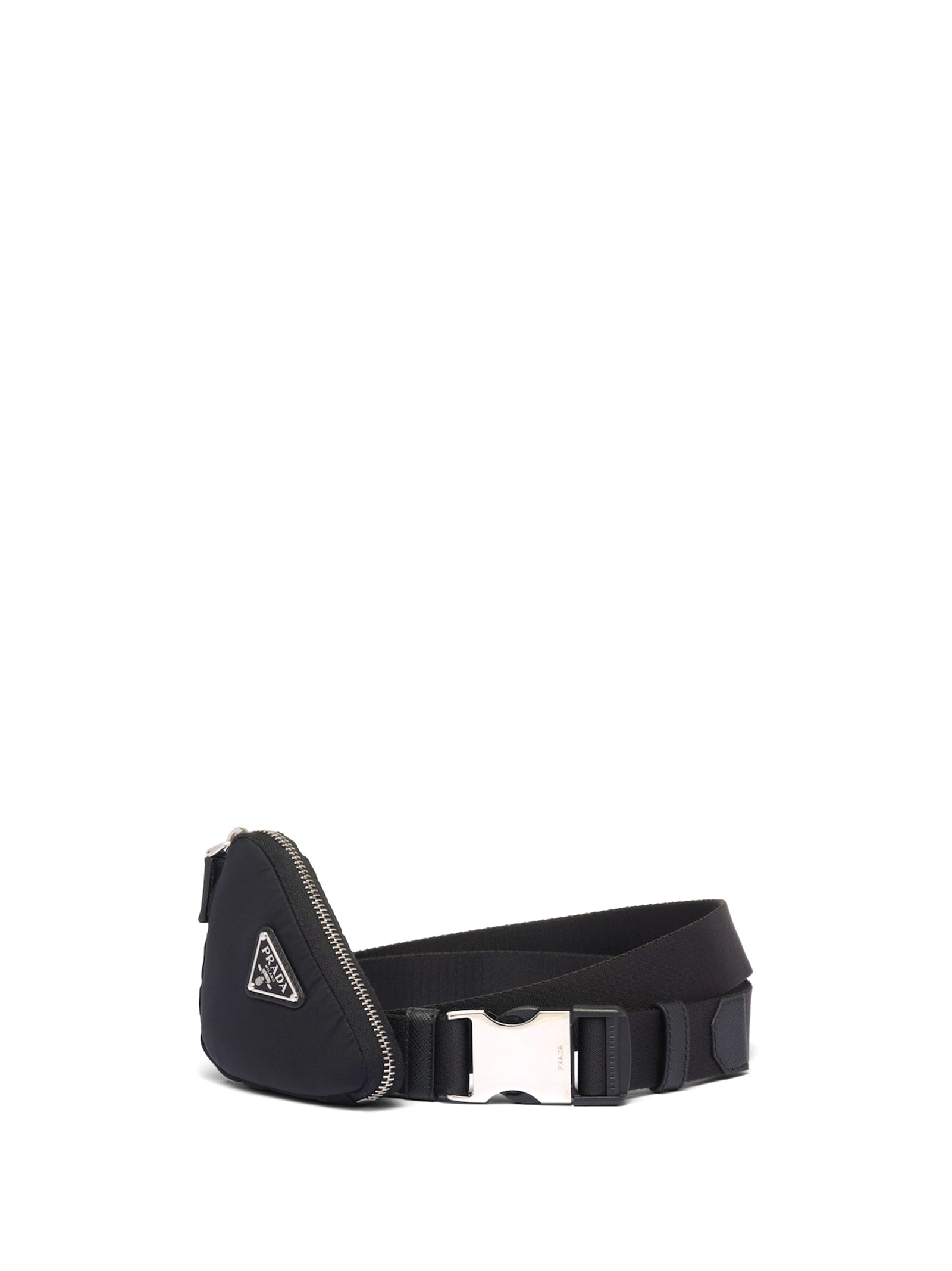 Prada Belt With Pouch In Re-nylon