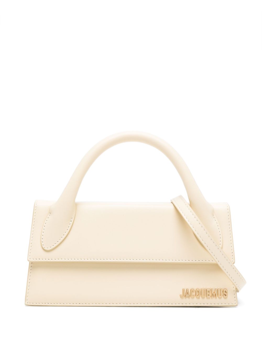 Jacquemus Le Chiquito Long 皮质手提包 - 中性色