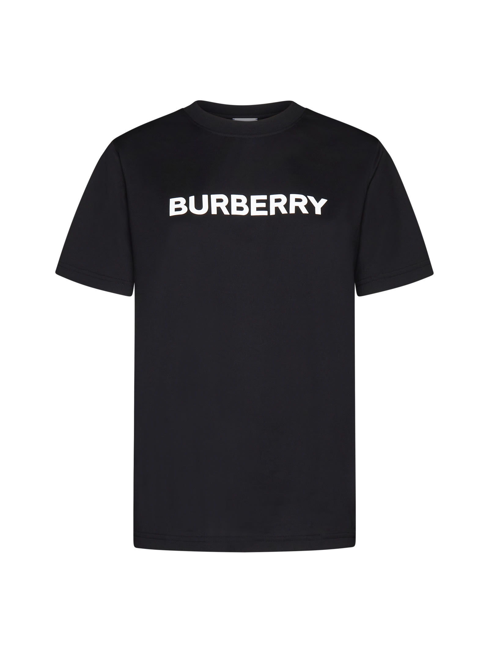 Burberry黑色弹力棉T恤
