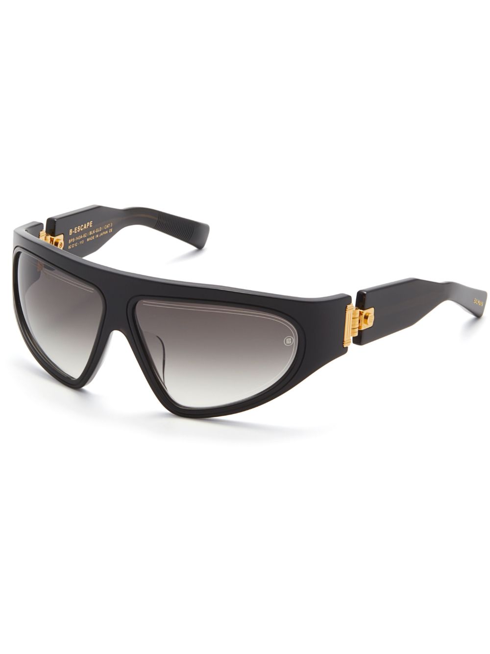 Balmain Eyewear B-Escape 飞行员太阳眼镜 - 黑色