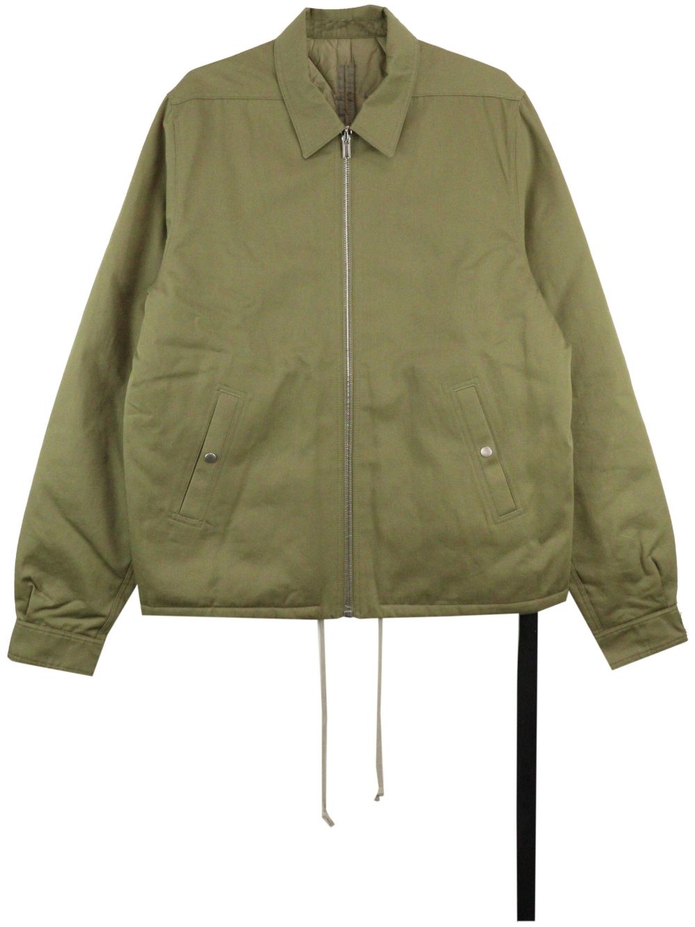 Rick Owens DRKSHDW 袢带细节拉链防风夹克 - 绿色